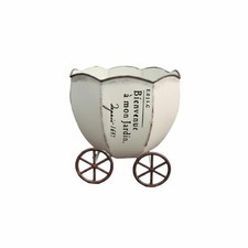 Pumpkin Planter Decorative Metal Planter Weatherproof for Patio