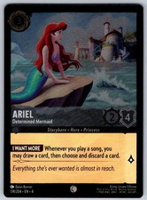 Ariel - Determined Mermaid 174/204 Common Ursula's Return Lorcana Cold Foil NM