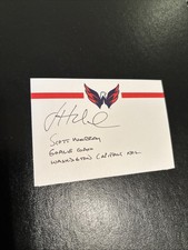 Scott Murray / entraîneur des gardiens de but des Capitals de Washington, CARTE D'INDEX HOCKEY