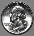 1958-P Washington Quarter - BU - #9649D
