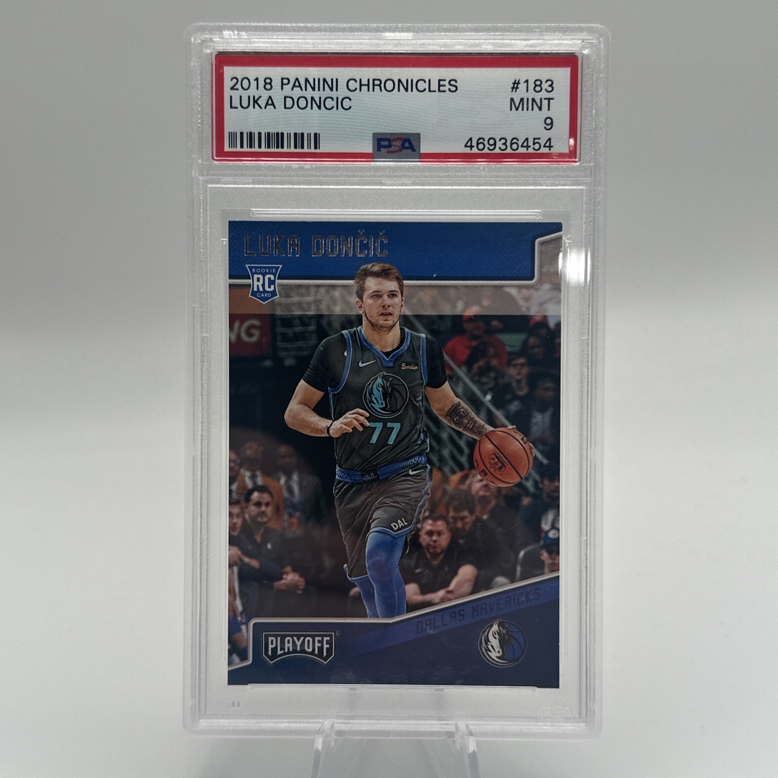 2018-19 Chronicles Luka Doncic RC Rookie #183 Mavericks PSA 9