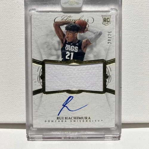 2019-20 Flawless Rookie Patch Autographs Rui Hachimura  /25( AU, MEM, RC)