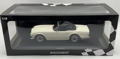 Triumph TR6 weiß Limitiert 504 Stück Maßstab 1:18 Minichamps OVP NEU - Bild 2 von 4