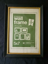 Vintage Intercraft Black Gold Wall Frame 5x7 ...