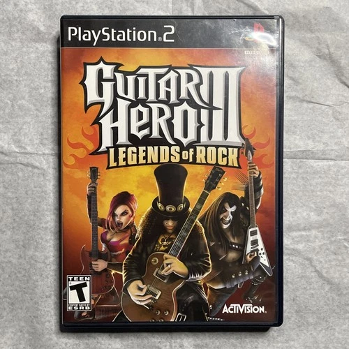 Guitar Hero 3 Legends Of Rock PS2 Tested Working