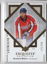 2017-18 Upper Deck Black Diamond Exquisite Rookies Madison Bowey Rookie /299