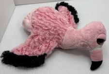 Caltoy Pink Flamingo Plush Hand Puppet Pretend Play Toy 11" Pink Black Bird Golf
