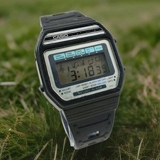 RARO OROLOGIO UOMO VINTAGE CASIO MELODY ALARM 82H108 CHRONO JAPAN BATTERIA NUOVA 