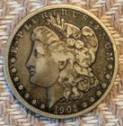 1901 P Morgan Silver Dollar  VG .900 Silver