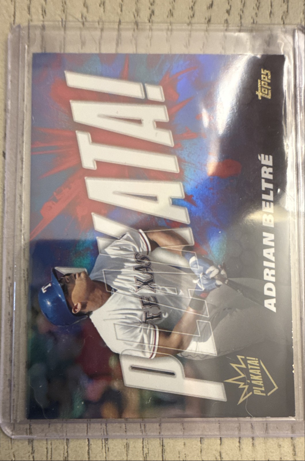 2025 Topps Series 1 - Plakata Adrian Beltre #PLAK-17