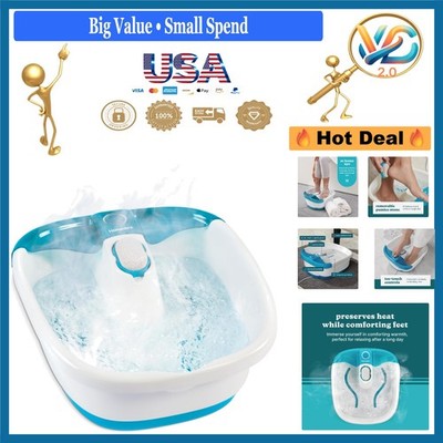 Bubble Mate Foot Spa Toe Touch Control Bubbles & Splash Proof Feet Massager
