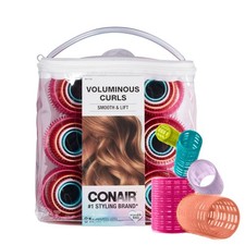 Conair Self Grip Hair Rollers Set of 31 Assorted Colors for Curls and Volume