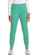 Infinity Cherokee Scrub Jogger Pants,Women Mid Rise with Knit Waistband Small