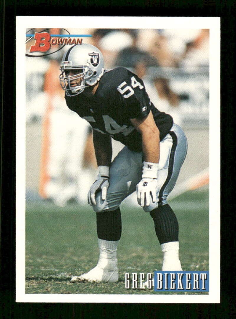1993 Bowman #47 Greg Biekert NM Near Mint RC Rookie LA Raiders BXCP17
