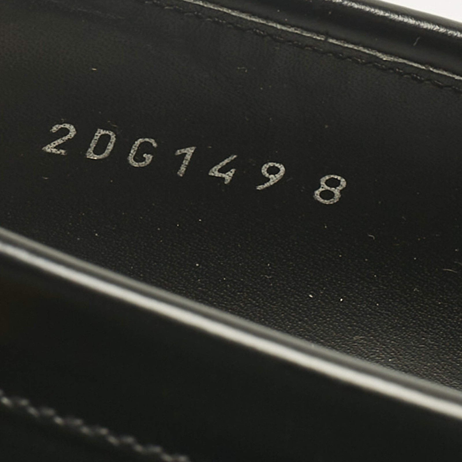 Prada Black Leather Slip On Loafers Size 42 thumbnail 8