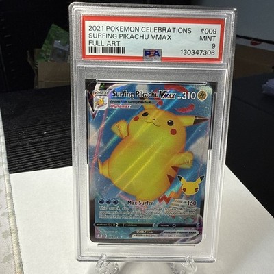 2021 POKEMON CELEBRATIONS #009 FULL ART/SURFING PIKACHU VMAX MINT