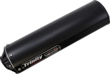TRINITY RACING 5 Stage Slip-On Muffler Cerakote Black #TR-4158S-C2