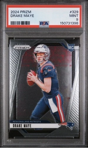 2024 Prizm Drake Maye Base PSA 9