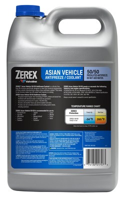 Asian Vehicle Antifreeze Coolant Blue Silicate-Free Prediluted 50