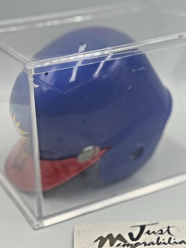 Gabe Kapler Autographed Jacksonville Suns Minor League Baseball Mini Helmet - Image 4 of 4