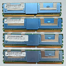Micron 32GB 4x8GB DDR2-667 PC2-5300F ECC FullyBuff MT36HTS1G72FY-667A1D4 1168