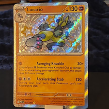 Pokemon/ Lucario 174/091/ SV Paldean Fates/ EN/ Holo Shiny Rare/ Stage 1