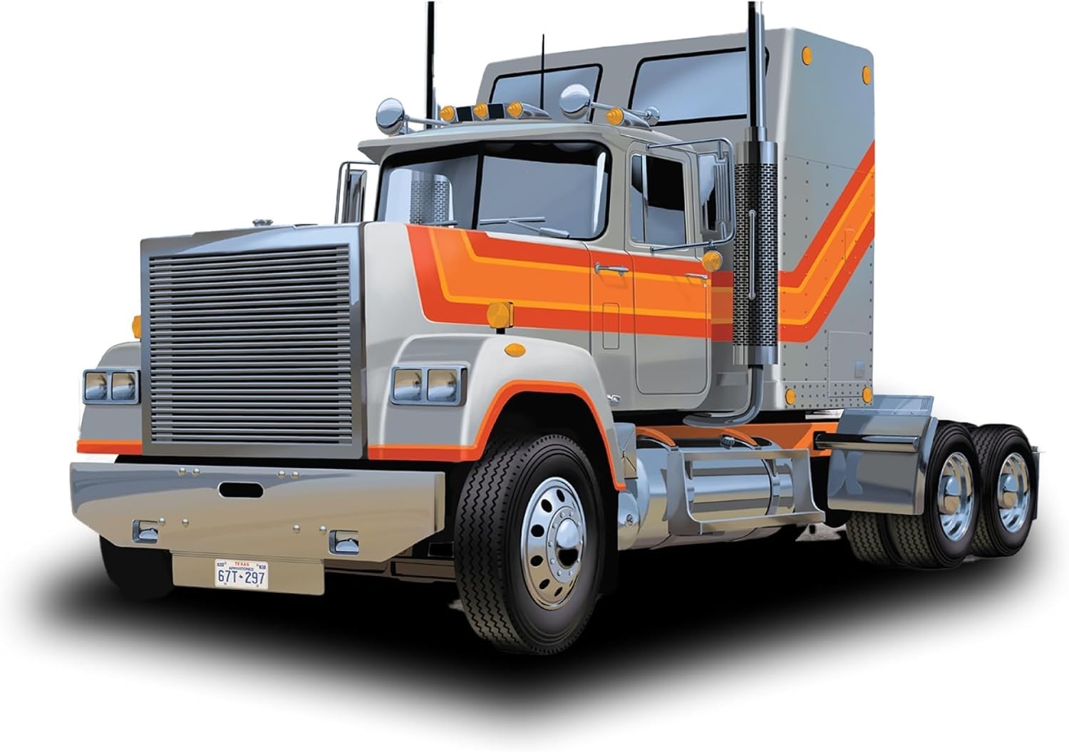 AMT American Superliner Tractor Cab 1/24 Scale Plastic Model Kit