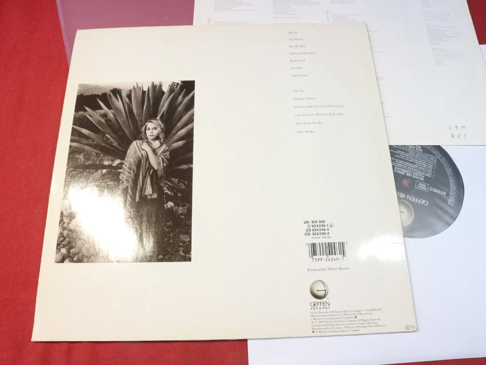 Rickie Lee Jones  FLYING COWBOYS  -  LP Geffen 924246-1 Germany 1989 near mint - Bild 2 von 3