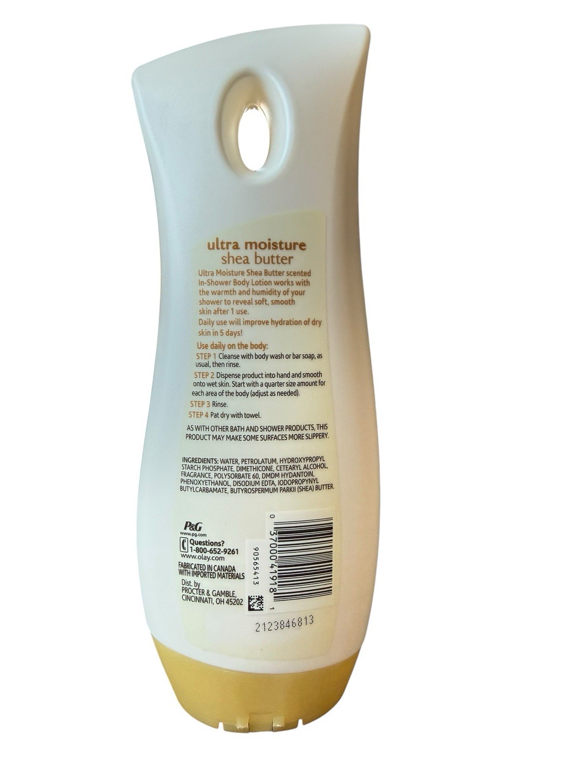 (1) Olay Ultra Moisture Shea Butter In Shower Body Lotion 15.2 Fl Oz