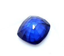 8.20 Ct Natural Certified Blue Sapphire Cushion Cut Loose Faceted Gemstone