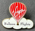 HOT AIR BALLOON Pin Badge G-SEAT VIRGIN BALLON FLIGHTS