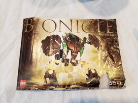 Lego Bionicle 8560 Bohrok Pahrak Figure Krana Mask 2002 Canister + Instructions