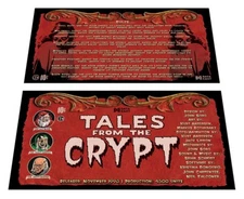 Data East Tales From The Crypt Pinball Custom Apron Instruction Cards