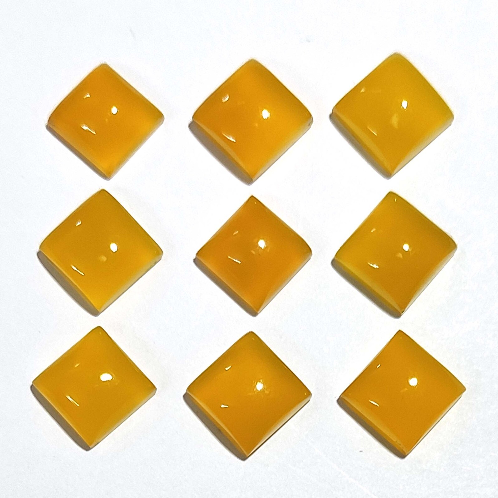 Ethical Natural Cabochon Chalcedony Loose Gemstones 10 Pcs Wholesale Lot India