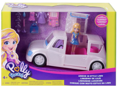 Polly Pocket Arrive In Style Limo Playset