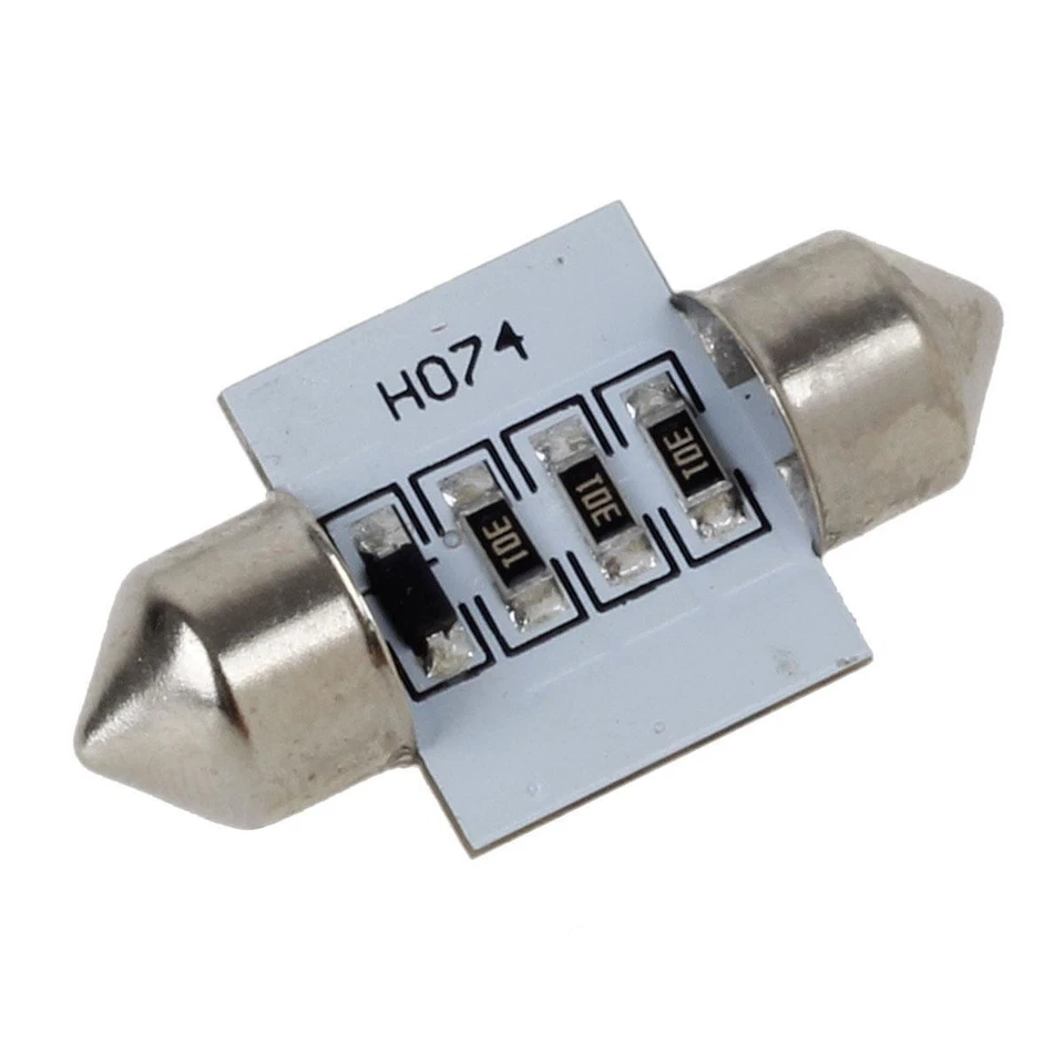 Светодиодные лампы для подсветки салона инструмента купола багажника 31 мм 32 мм ледяной синий цвет 10 шт. - Изображение 4 из 4