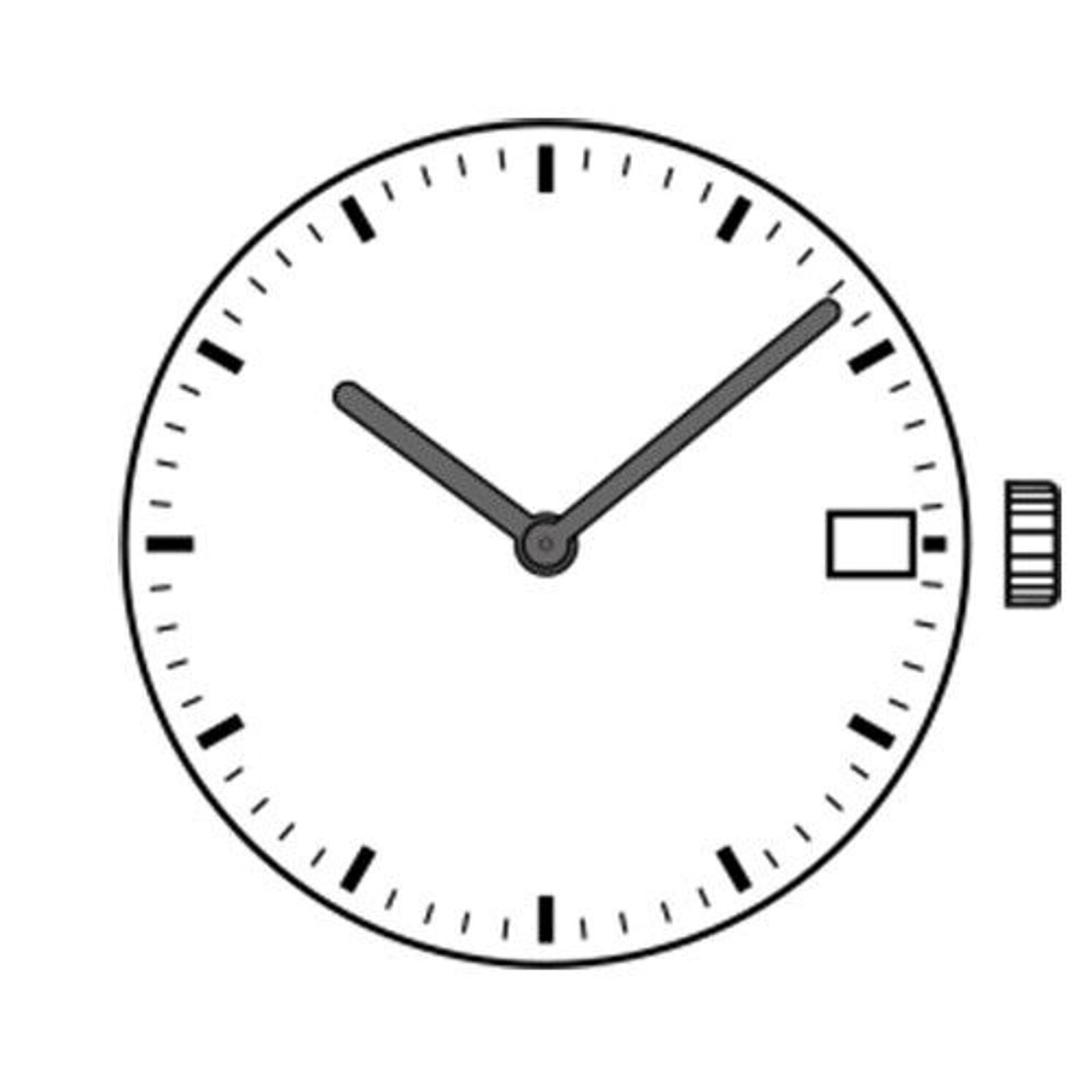 Date at 3 2 Hands Quartz Movement Watches Repair Parts Replaces for ISA