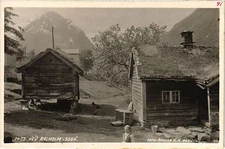 Old postcard AK NORWAY Ved Balholm i Sogn (257984)
