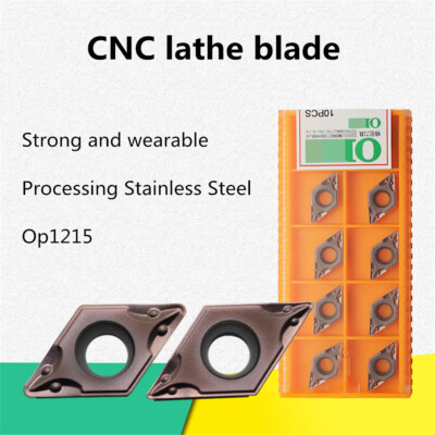 10Pcs CNC Turning Inserts DCMT11T304-OTM OP1215 Processing Stainless Steel