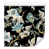 10M Vlies Tapeten Rollen Blumen BläTter VöGel Kraniche Pflanzen Natur Xxl 1763