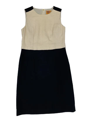 Robe noire crème Tory Burch pour femme UK 8 - Photo 1/3