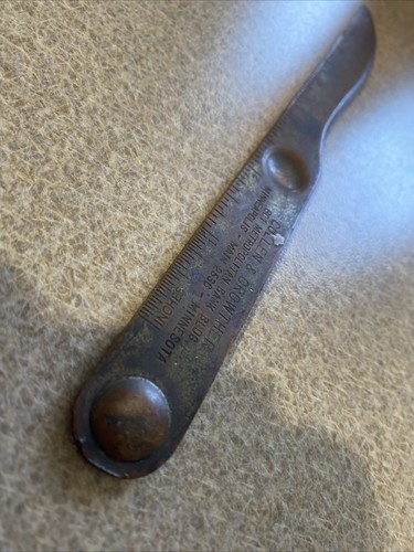 apri lettere e righello vintage in metallo Cullen Crowther Metropolitan Bank Minneapolis - Foto 3 di 9