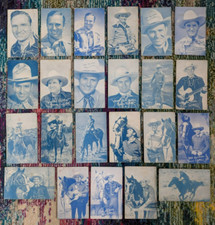 1940-60 Exhibits Movie Star Arcade Card Gene Autry "Singing Cowboy" Lot (23)