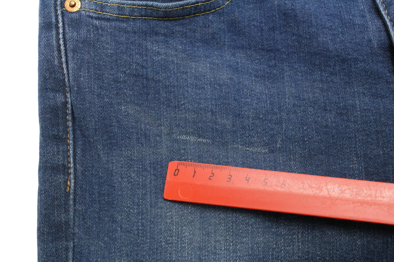 LEVI'S 511 Premium Big E Jeans Men's W28/~L30* Zip Fly Whiskers Blue Faded Slim thumbnail 9