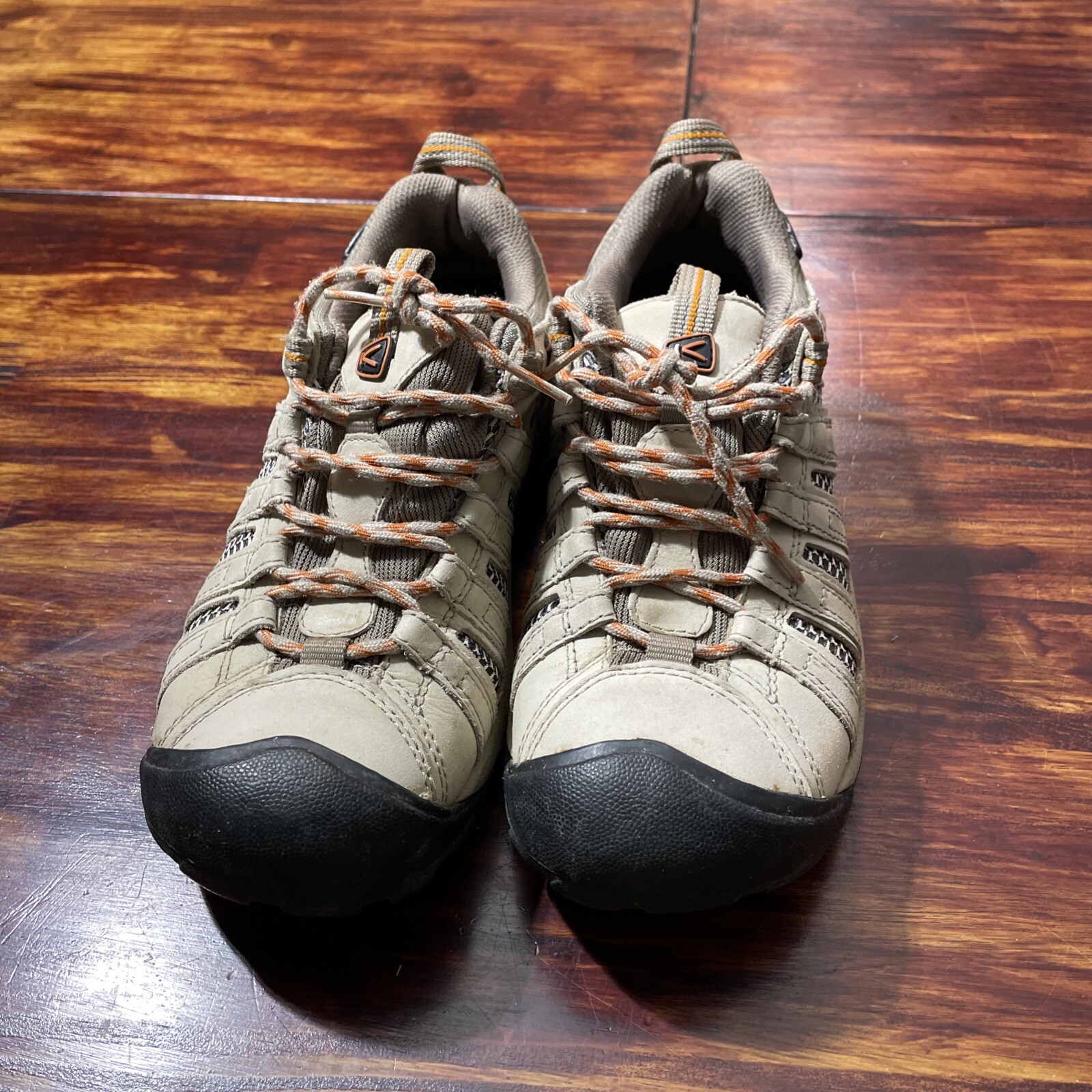 Scarpe da trekking Keen Voyageur uomo traspiranti basse in pelle marrone taglia 7 5