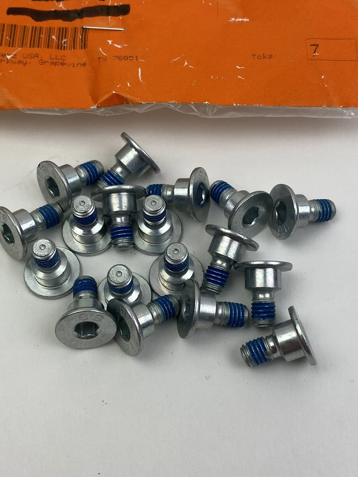 Pacote com 18 parafusos de rotor de disco de freio originais do fabricante Mercedes-Benz 201-421-01-71 - Imagem 3 de 4