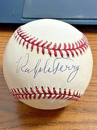 RALPH TERRY SIGNED AUTOGRAPHED ONL BASEBALL!  Yankees, Athletics! - Picture 1 of 2