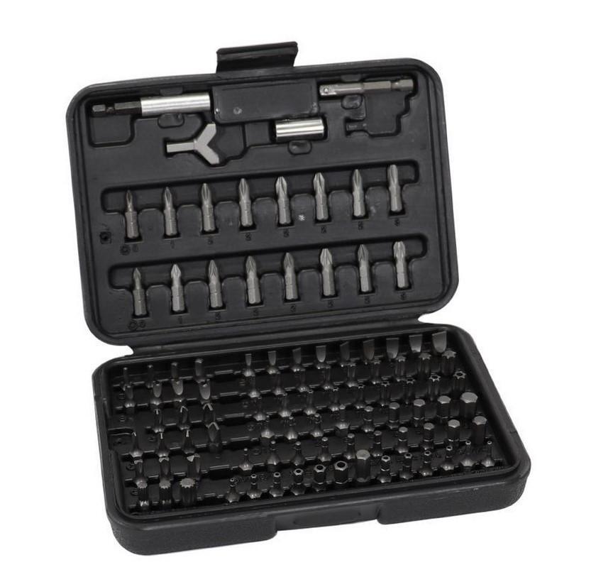 Embout 1-4 universel de haute precision : kit 100 pieces magnetiques anti torsion pour atelier