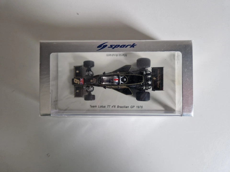 Spark 1/43 Lotus Ford 77 M. Andretti - #6 Brazilian Gp 1976 - S1779 - Immagine 4 di 4