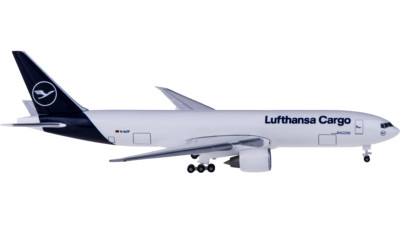 1:500 Herpa Lufthansa Cargo Boeing 777 Freighter Airplane Diecast Aircraft Model